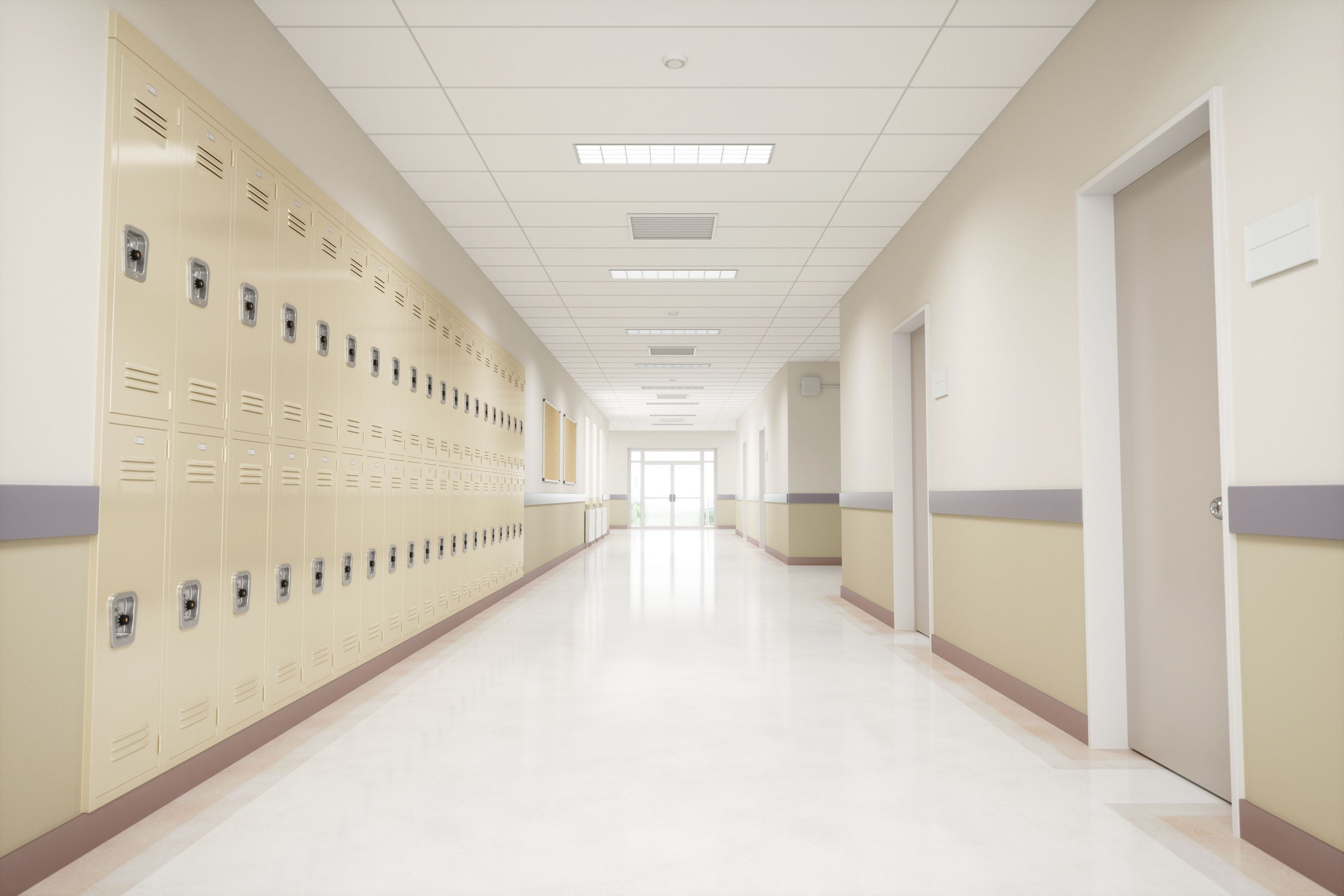 School Hallway